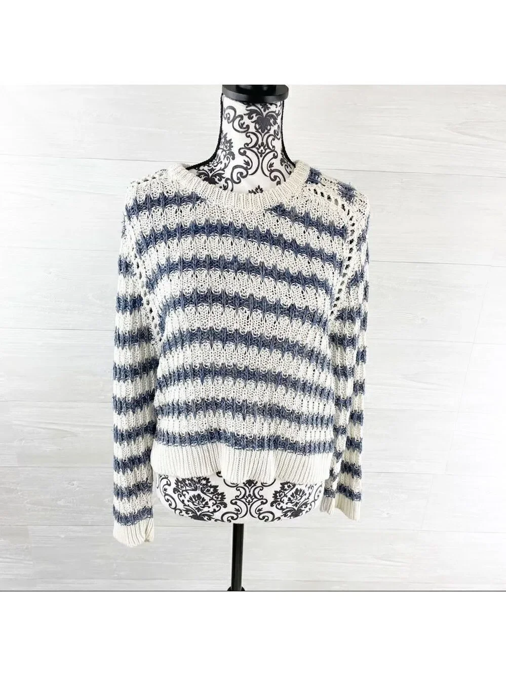 Theyskens Theory Koro Linen Blend Knit Sweater‎